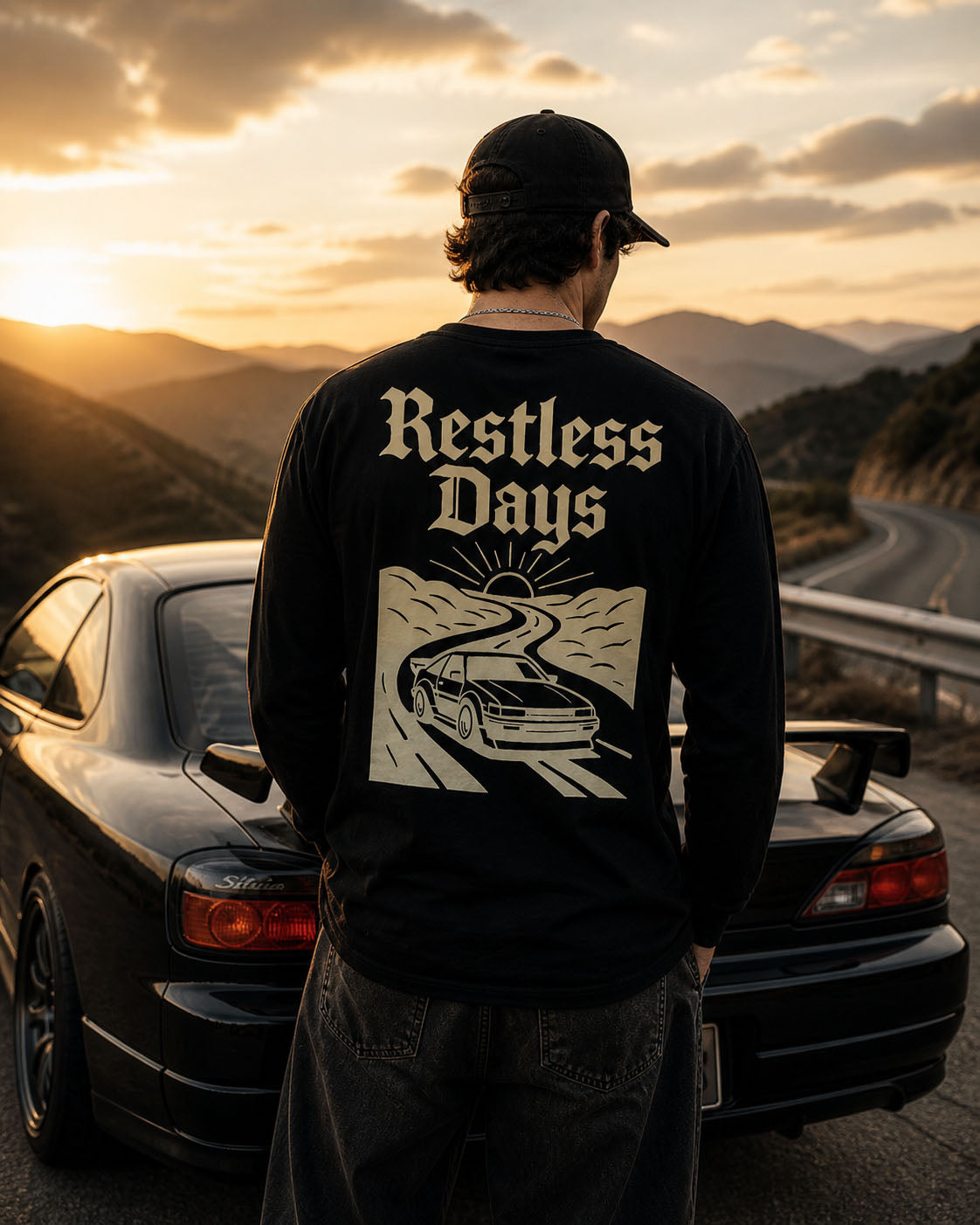 Restless Long Tee - GLD